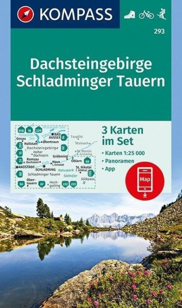 Dachsteingebirge, Schladminger Tauern 1:25 000