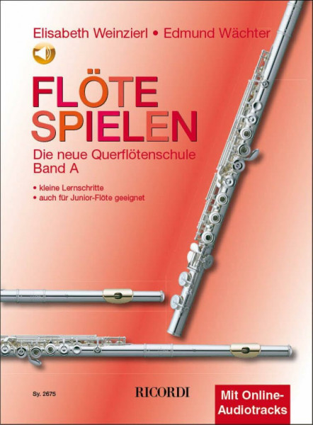 Flöte Spielen - Band A | Flötenmethode mit Übungs-CD | Anfänger-Flötennoten für Kinder ab 7 Jahren | Liederbuch mit Übungen, Improvisation, Gehörbildung, Play-Along | Flötespielen lernen für Anfänger