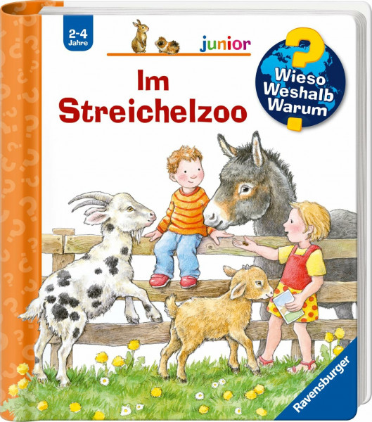 Wieso? Weshalb? Warum? junior, Band 35 - Im Streichelzoo (Sachbuch ab 2 Jahre - mit Klappen) (junior, 35)