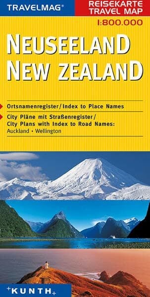 Reisekarte : Neuseeland Reisekarte : Neuseeland