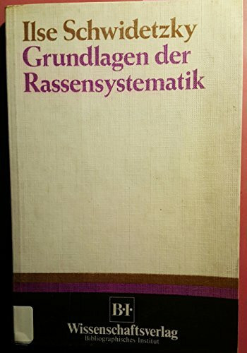 Grundlagen der Rassensystematik