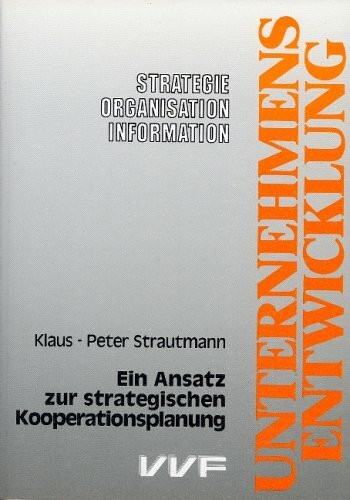 Ein Ansatz zur strategischen Kooperationsplanung