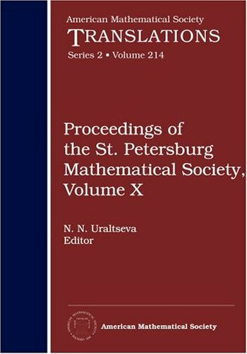 Proceedings of the St. Petersburg Mathematical Society (10) (AMERICAN MATHEMATICAL SOCIETY TRANSLATIONS SERIES 2, 214, Band 10)