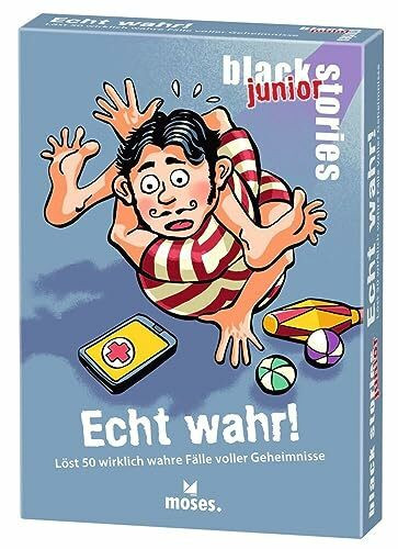 Moses. Black Stories Junior - True Stories | 50 wirklich wahre Geschichten voller Geheimnisse | Das Rätsel Kartenspiel für Kinder ab 8 Jahren