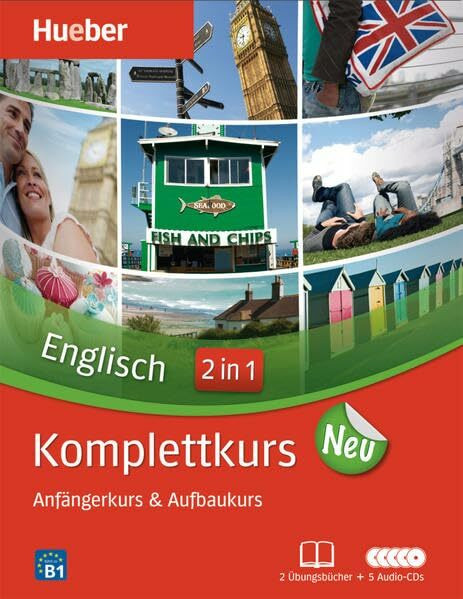 Komplettkurs Englisch Neu: Anfängerkurs & Aufbaukurs / Paket: 2 Übungsbücher + 5 Audio-CDs (Komplettkurs Neu)