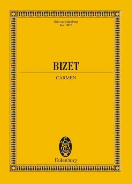 Carmen. Soli, Chor und Orchester. Studienpartitur