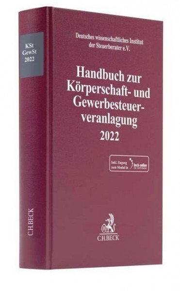 Handbuch zur Körperschaft- und Gewerbesteuerveranlagung 2022