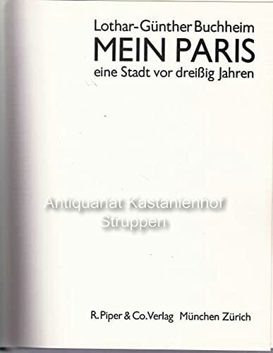 Mein Paris, eine Stadt vor dreißig Jahren