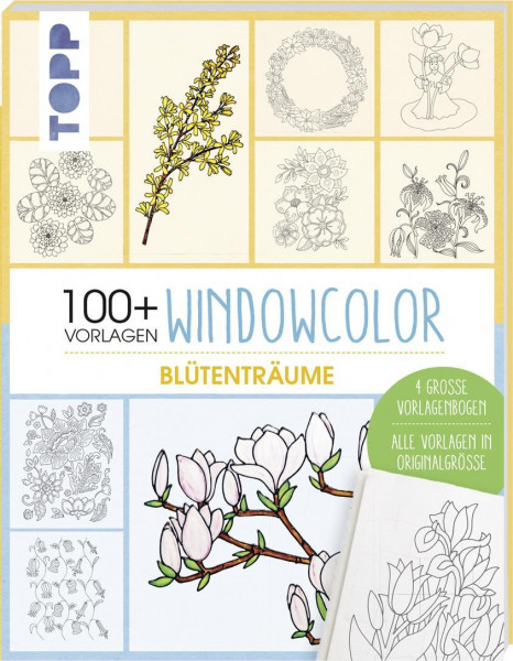 Vorlagenmappe Windowcolor - Blütenträume