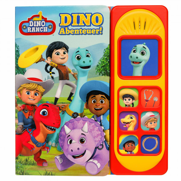 Dino Ranch - Dino-Abenteuer! - Soundbuch - Pappbilderbuch mit 7 dinotastischen Geräuschen