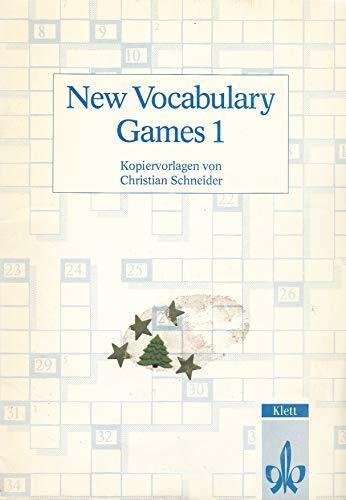 New Vocabulary Games 1. Kopiervorlagen
