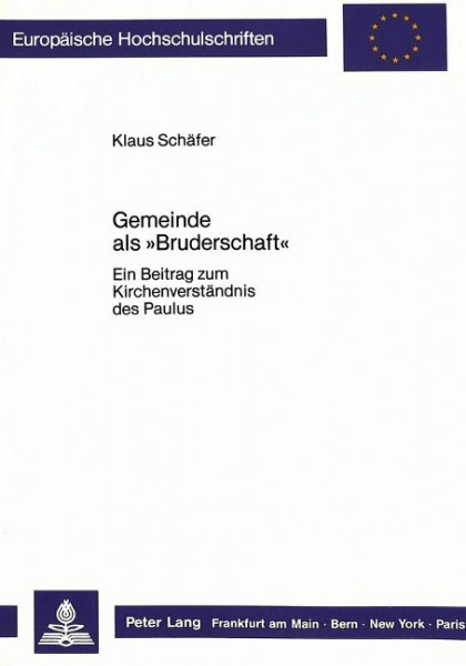 Gemeinde als «Bruderschaft»