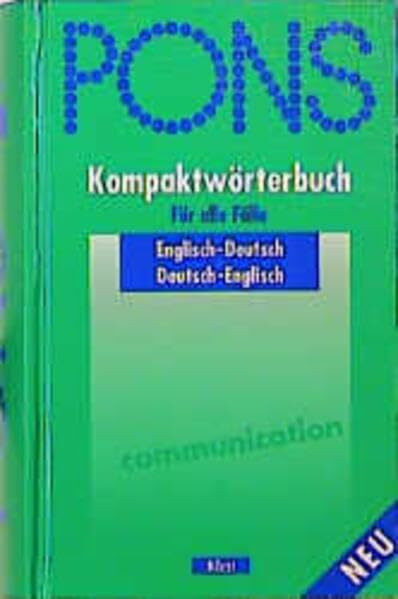 PONS Kompaktwörterbuch für alle Fälle: PONS Kompaktwörterbuch, Englisch