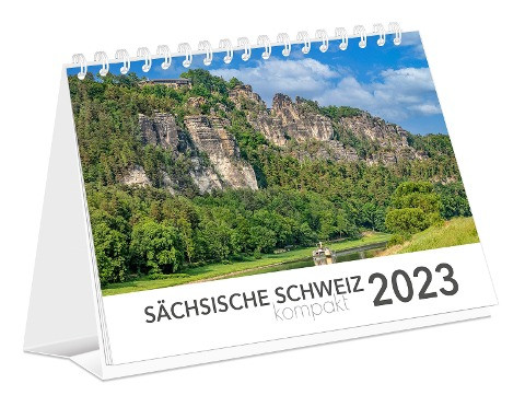 Kalender Sächsische Schweiz kompakt 2023 - Elbsandsteingebirge