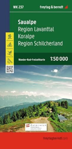 WK 237 Saualpe - Region Lavanttal - Koralpe - Region Schilcherland, Wanderkarte 1:50.000 (freytag & berndt Wander-Rad-Freizeitkarten, Band 237)