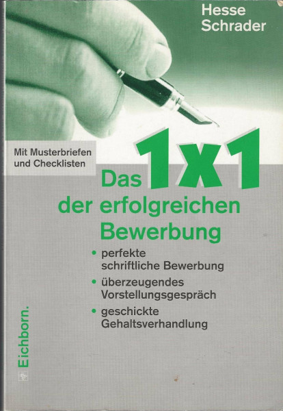 Das Einmaleins der erfolgreichen Bewerbung