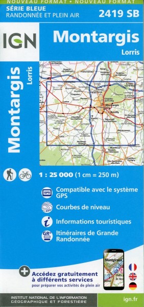 Montargis. Lorris 1:25 000