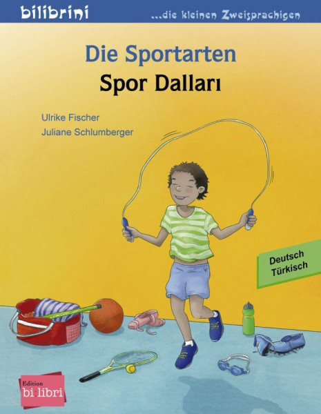 Die Sportarten. Kinderbuch Deutsch-Türkisch