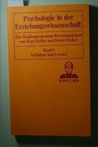 Psychologie in der Erziehungswissenschaft I. Verhalten und Lernen