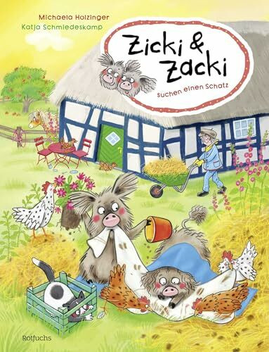Zicki & Zacki suchen einen Schatz: Fröhliche Bauernhofgeschichte für Kinder ab 4 Jahren (Abenteuer von Zicki & Zacki, Band 1)