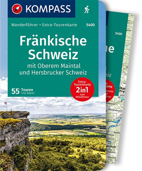 KOMPASS Wanderführer 5400 Fränkische Schweiz mit Oberem Maintal und Hersbrucker Schweiz