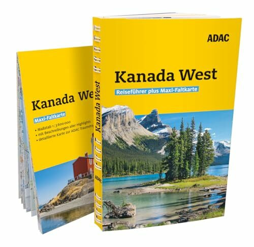 ADAC Reiseführer plus Kanada West: Mit Maxi-Faltkarte und praktischer Spiralbindung