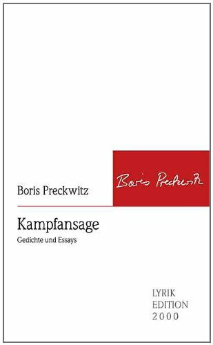 BROTHER Kampfansage: Gedichte und Essays