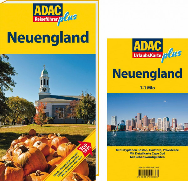 ADAC Reiseführer plus Neuengland: Mit extra Karte zum Herausnehmen