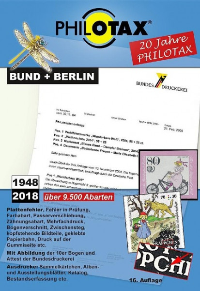 Abarten-Katalog Bund + Berlin 16. Auflage