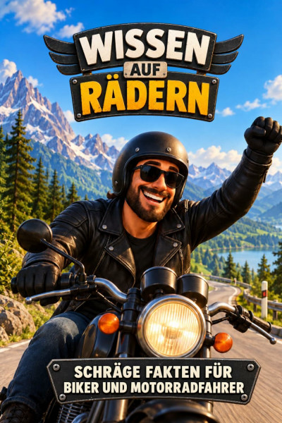 Wissen auf Rädern - Unnützes Wissen über das Motorrad - Biker Edition: Geschenk für Biker und Motorradfahrer | Lustiges Motorrad-Buch | Unnützes ... | Geschenkidee für Männer und Motorradfans