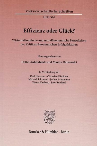Effizienz oder Glück?