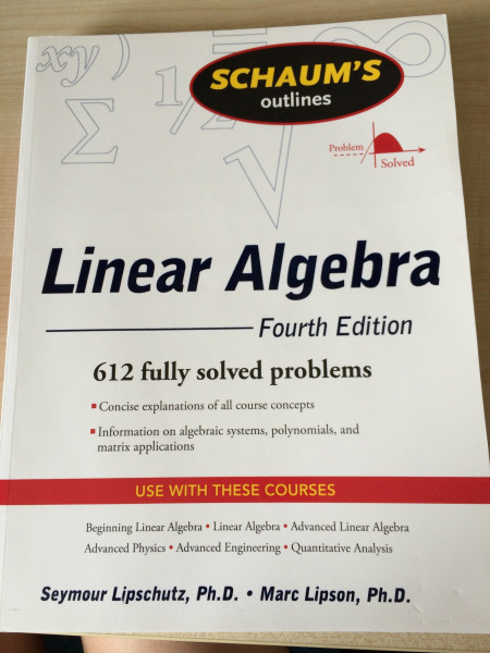 Schaum's Outlines Linear Algebra