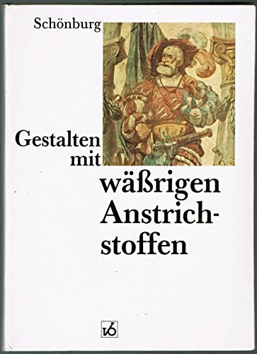 Gestalten mit wäßrigen Anstrichstoffen