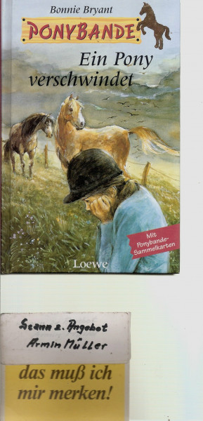 Ein Pony verschwindet