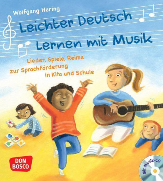 Leichter Deutsch lernen mit Musik, m. Audio-CD und Bildkarten