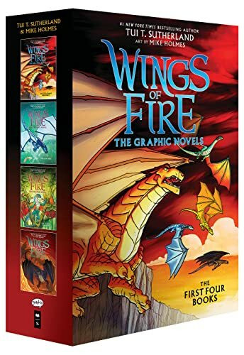 Wings of Fire 1-4: The Dragonet Prophecy / the Lost Heir / the Hidden Kingdom / the Dark Secret