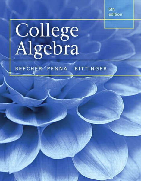 Beecher, J: College Algebra