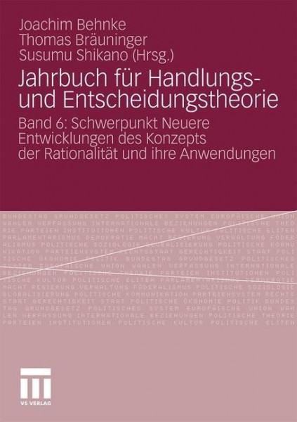 Jahrbuch für Handlungs- und Entscheidungstheorie