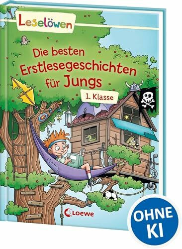 Leselöwen - Die besten Erstlesegeschichten für Jungs 1. Klasse: Sammelband zum ersten Selberlesen für Kinder ab 6 Jahre