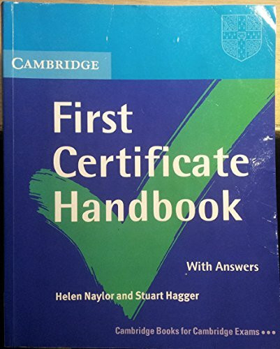 Cambridge First Certificate Handbook With Answers (Cambridge First Certificate Skills)