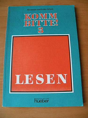 Komm bitte!, Lesen