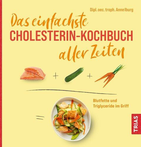 Das einfachste Cholesterin-Kochbuch aller Zeiten: Blutfette und Triglyceride im Griff (Die einfachsten aller Zeiten)