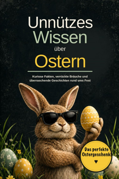 Unnützes Wissen über Ostern - Bunny Edition: Kuriose Fakten, Osterbräuche, Hase, Eier und Feiertagswissen | Lustiges Geschenkbuch zu Ostern | Geschenk für Familie, Freunde, Kollegen und Osterfans