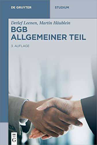 BGB Allgemeiner Teil (De Gruyter Studium)