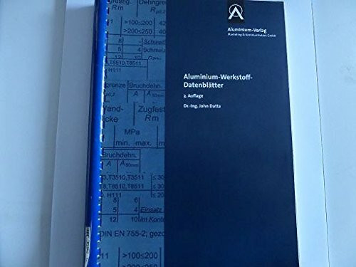 Aluminium-Werkstoffdatenblätter