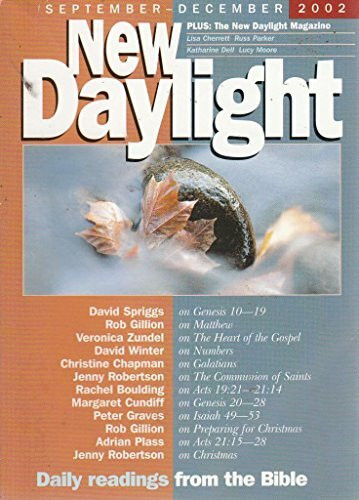 September - December 2002 (New Daylight: Daily Readings from the Bible)