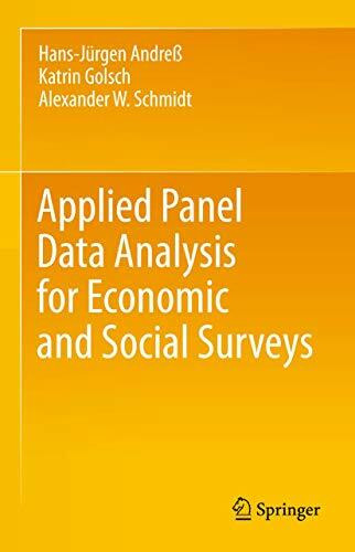 Applied Panel Data Analysis for Economic and Social Surveys