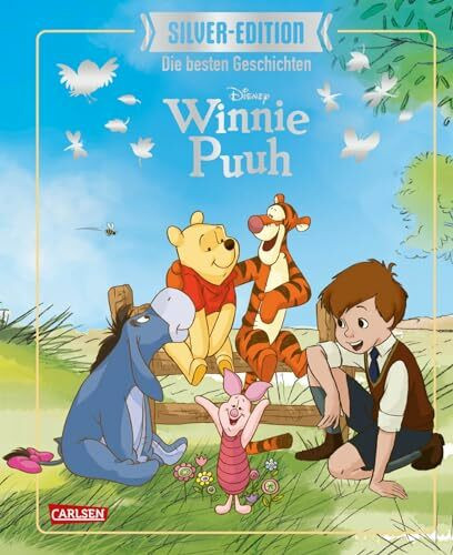 Disney Silver-Edition: Das große Buch mit den besten Geschichten - Winnie Puuh: Vorlesebuch für Jungen und Mädchen ab 4 Jahren mit dem Bären Puuh und seinen Freunden