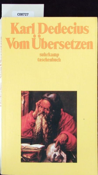 Vom Übersetzen (Suhrkamp Taschenbücher)