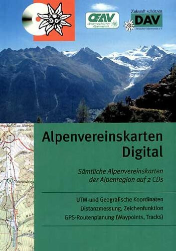 Alpenvereinskarten Digital: 2 CD-ROM mit allen 49 Alpenvereinskarten der Ostalpen (Wegmarkierungsausgaben)